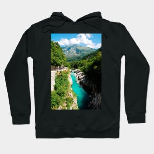 Soca River Near Kobarid Hoodie